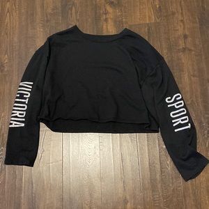 Victoria secret athletic cropped sweater